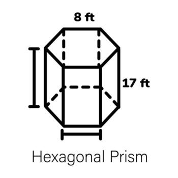 Get this line icon of hexagonal prism vector