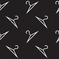 Simple hanger dynamic pattern on black background vector