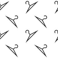 Simple hanger dynamic pattern vector