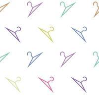 Simple hanger dynamic pattern vector