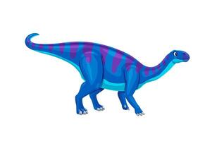 Cartoon coloradisaurus dinosaur, dino character vector