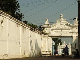 Surakarta, Central Java, Indonesia May 14, 2024. Historical Building of Kasunanan Surakarta Hadiningrat Palace. This palace is a fragment of the Mataram Kingdom photo