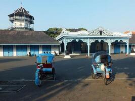 Surakarta, Central Java, Indonesia May 14, 2024. Historical Building of Kasunanan Surakarta Hadiningrat Palace. This palace is a fragment of the Mataram Kingdom photo