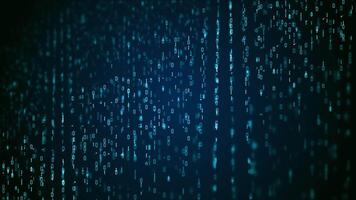 Technology Network Data Connection, Digital cyberspace and Digital Cyber Security Background Concept video