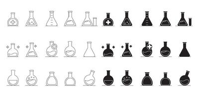 Lab values and concentrations icon vector
