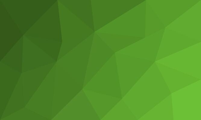 Beautiful abstract geometric triangular low poly background design. Gradient on sea green color