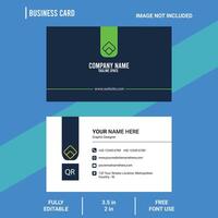 Designing a Professional Business Card Template vector