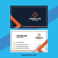 Designing a Professional Business Card Template vector