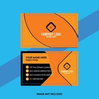 Designing a Professional Business Card Template vector