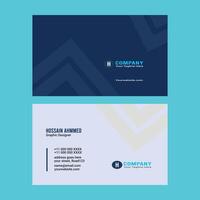 Designing a Professional Business Card Template vector