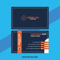 Designing a Professional Business Card Template vector