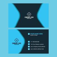 Designing a Professional Business Card Template vector