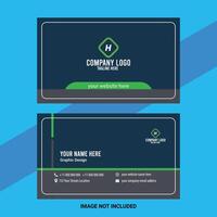 Designing a Professional Business Card Template vector