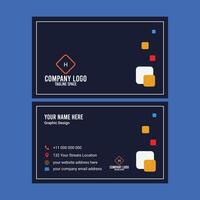 Designing a Professional Business Card Template vector
