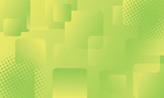 Abstract background with green squares overlapping and halftone. Suitable for banner, poster, brochure, flyer vector