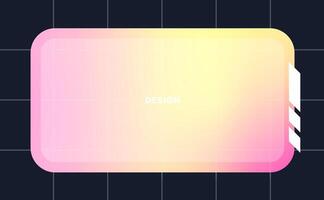 Modern pop up window illustration. Futuristic pop up interface. vector