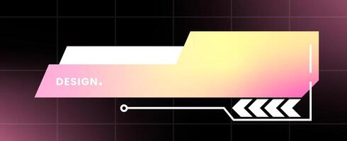Modern pop up window illustration. Futuristic pop up interface. vector