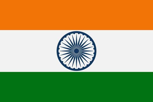 India bandera antecedentes ilustración. vector