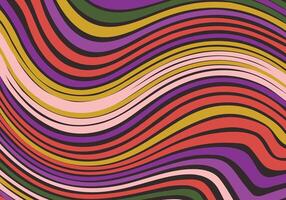 Psychedelic groovy background. Colorful abstract background. vector