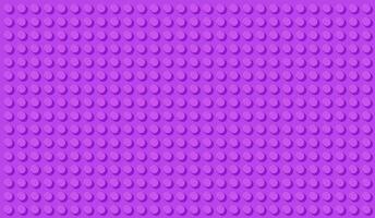 Violet Plastic Toy Baseplate Background With Grid of Circular Studs, Wide Banner 16x9 Backdrop vector