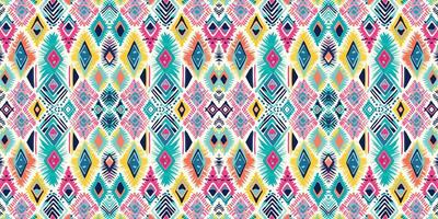 Seamless batik pattern,Seamless tribal batik pattern,and Seamless colorful pattern resemble ethnic boho, Aztec,and ikat styles.designed for use in wallpaper,fabric,curtain,carpet,Batik Embroidery vector