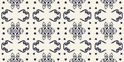 Seamless batik pattern,Seamless tribal batik pattern,and Seamless colorful pattern resemble ethnic boho, Aztec,and ikat styles.designed for use in wallpaper,fabric,curtain,carpet,Batik Embroidery vector