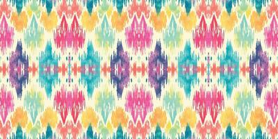 Seamless batik pattern,Seamless tribal batik pattern,and Seamless colorful pattern resemble ethnic boho, Aztec,and ikat styles.designed for use in wallpaper,fabric,curtain,carpet,Batik Embroidery vector