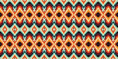 Seamless batik pattern,Seamless tribal batik pattern,and Seamless colorful pattern resemble ethnic boho, Aztec,and ikat styles.designed for use in wallpaper,fabric,curtain,carpet,Batik Embroidery vector