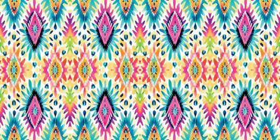Seamless batik pattern,Seamless tribal batik pattern,and Seamless colorful pattern resemble ethnic boho, Aztec,and ikat styles.designed for use in wallpaper,fabric,curtain,carpet,Batik Embroidery vector