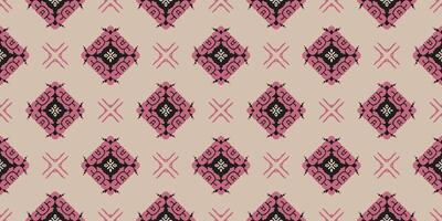 Seamless batik pattern,Seamless tribal batik pattern,and Seamless colorful pattern resemble ethnic boho, Aztec,and ikat styles.designed for use in wallpaper,fabric,curtain,carpet,Batik Embroidery vector