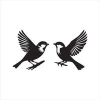 sparrow art illustration vector