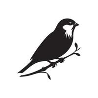 sparrow art illustration vector