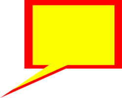 Talk icon yellow and red color png