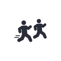athlete icon. .Editable stroke.linear style sign for use web design,logo.Symbol illustration. vector