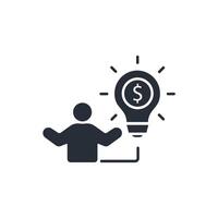 entrepreneurship icon. .Editable stroke.linear style sign for use web design,logo.Symbol illustration. vector