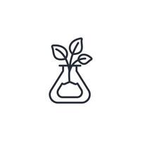 biology icon. .Editable stroke.linear style sign for use web design,logo.Symbol illustration. vector