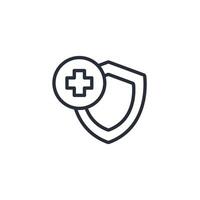 prevention icon. .Editable stroke.linear style sign for use web design,logo.Symbol illustration. vector