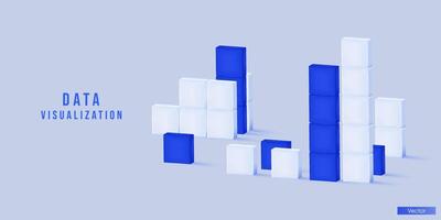 Illustration of abstract stream information. Cyberpunk, big data and cybersecurity. Cyberspace, blockchain transactions. Connection, AI, data transfer background vector