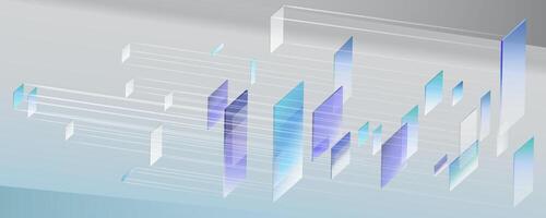 Illustration of abstract stream information. Cyberpunk, big data and cybersecurity. Cyberspace, blockchain transactions. Connection, AI, data transfer background vector