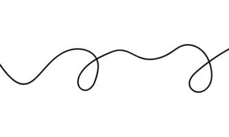 abstract wavy line pattern with curved vector