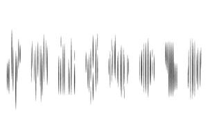 Fast speed lines effect. Motion action elements and sharps abstract illustration. Manga and comics books stripes isolated on white background. vector