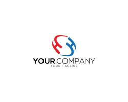HH letter logo design icon abstract template. vector