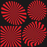 Psychedelic Spiral Background isolated vector
