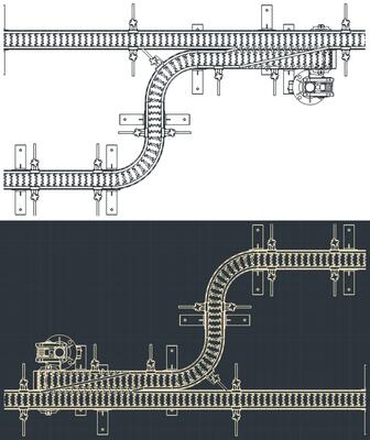 Flex link conveyor blueprints