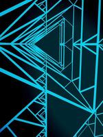 Abstract triangles geometric structure vector