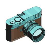 Mirrorless rangefinder camera vector