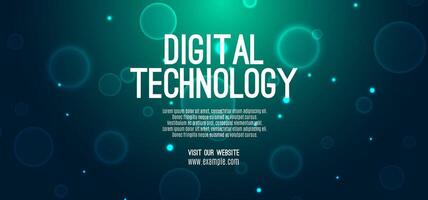 Digital technology speed connect blue green background, cyber nano information, abstract communication, innovation future tech data, internet network connection, Ai big data, line dot illustration vector