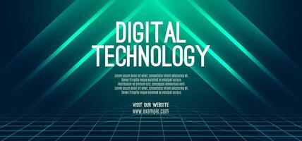 Digital technology speed connect blue green background, cyber nano information, abstract communication, innovation future tech data, internet network connection, Ai big data, line dot illustration vector