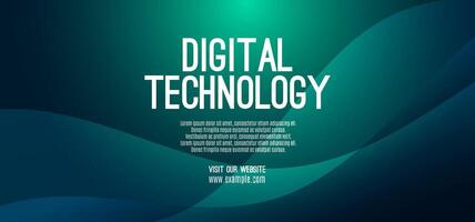 Digital technology speed connect blue green background, cyber nano information, abstract communication, innovation future tech data, internet network connection, Ai big data, line dot illustration vector