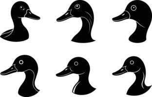 set of funny Ducks vector